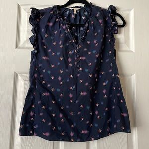 Rebecca Taylor - Size 2- short sleeve top with buttons